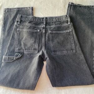 John Galt Carpenter Jeans Black / Gray Brandy Melville low rise Size Small‎